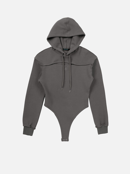 Instantfunk Hood Bolero Bodysuit - Khaki