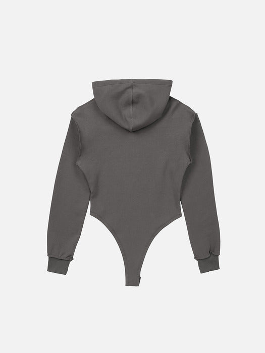 Instantfunk Hood Bolero Bodysuit - Khaki