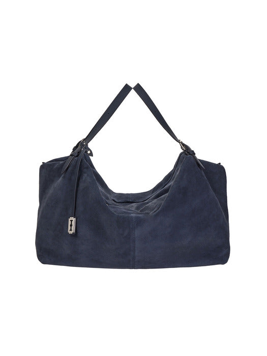 Vunque One Eleven Pucker Suede Tote L Goth Navy