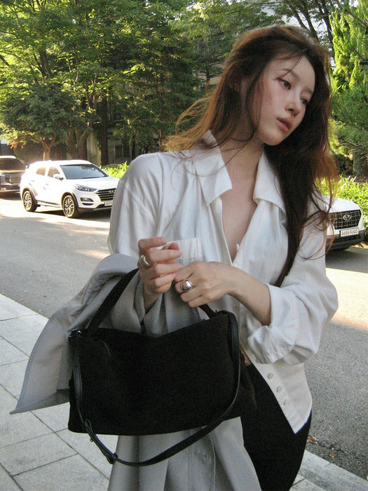 Loeuvre Balancoire Tote Medium (suede ver.)