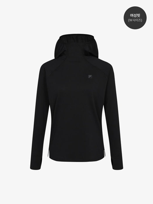 Fila Mesh Hoodie Long Sleeve Tee