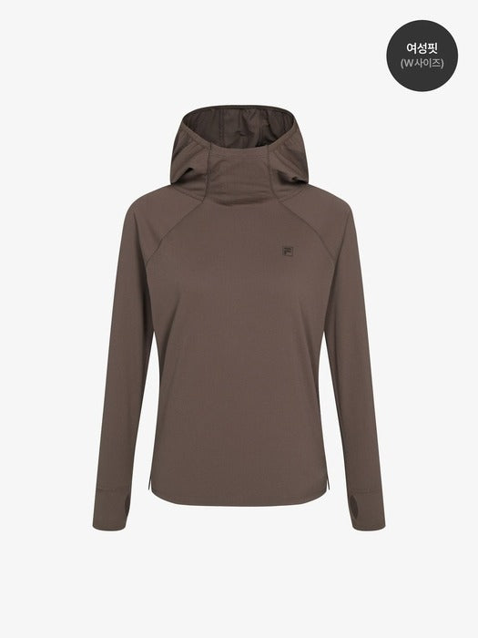 Fila Mesh Hoodie Long Sleeve Tee