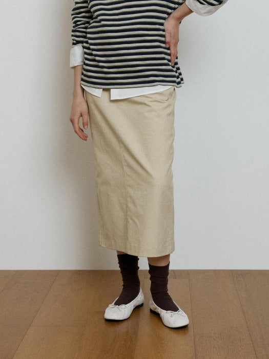 Wconcept_Depound rib long socks - brown