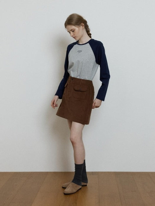 Wconcept_Depound rib long socks - charcoal