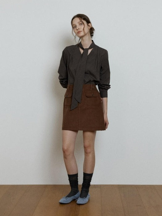 Wconcept_Depound silky sheer loose socks - melange grey