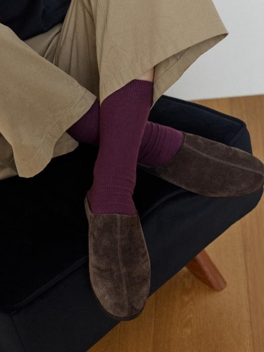 Wconcept_Depound dp logo rib socks - purple