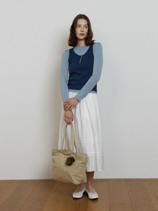 Wconcept_Depound timber bag - beige (L)