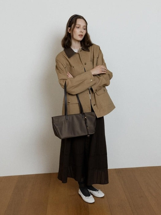 Wconcept_Depound moody wide bag (nylon) - dark brown