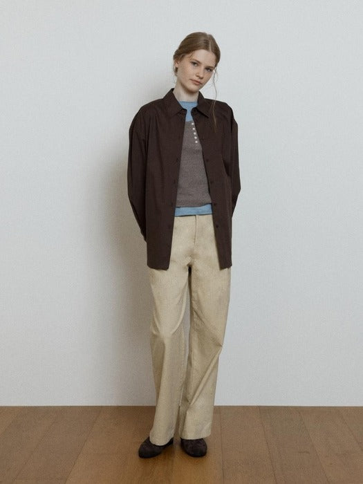 Wconcept_Depound belted tuck pants - light beige