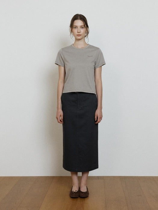 Wconcept_Depound stitch point t-shirt - beige