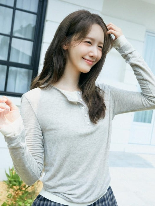 Wconcept_Depound wool henley neck t-shirt