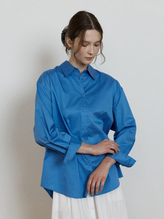 Wconcept_Depound soft cotton oversized shirt