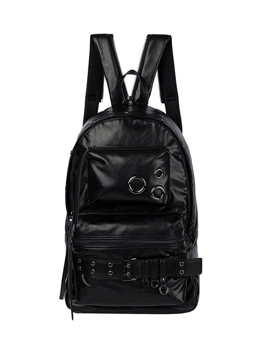 Wconcept_Treemingbird Eyelet Convertible Shoulder Back pack [ Black ]