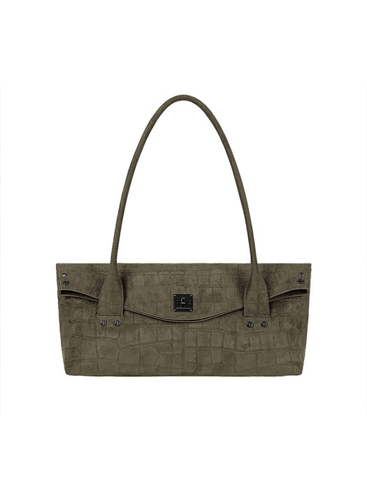 Wconcept_Treemingbird Flap Shoulder Bag [ Khaki ]