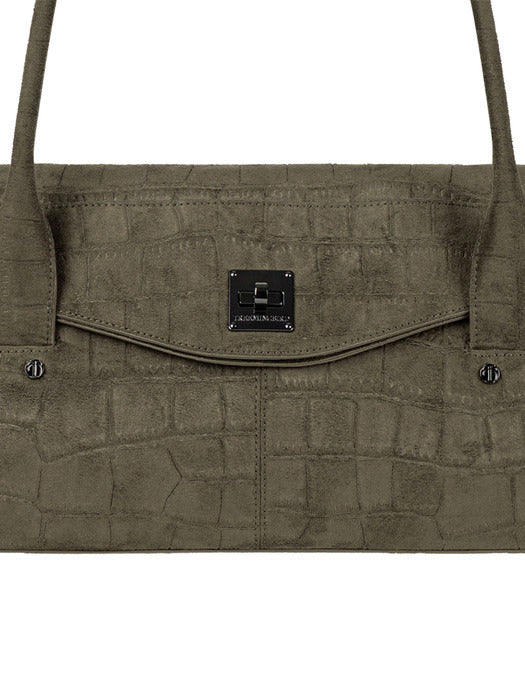 Wconcept_Treemingbird Flap Shoulder Bag [ Khaki ]