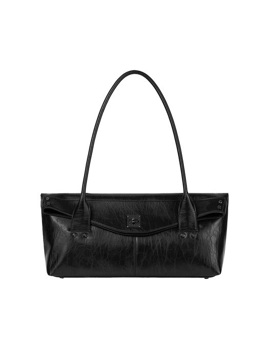 Wconcept_Treemingbird Flap Shoulder Bag [ Black ]