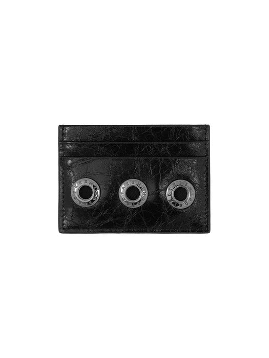 Wconcept_Treemingbird 3-Eyelet Card Wallet [ Black ]