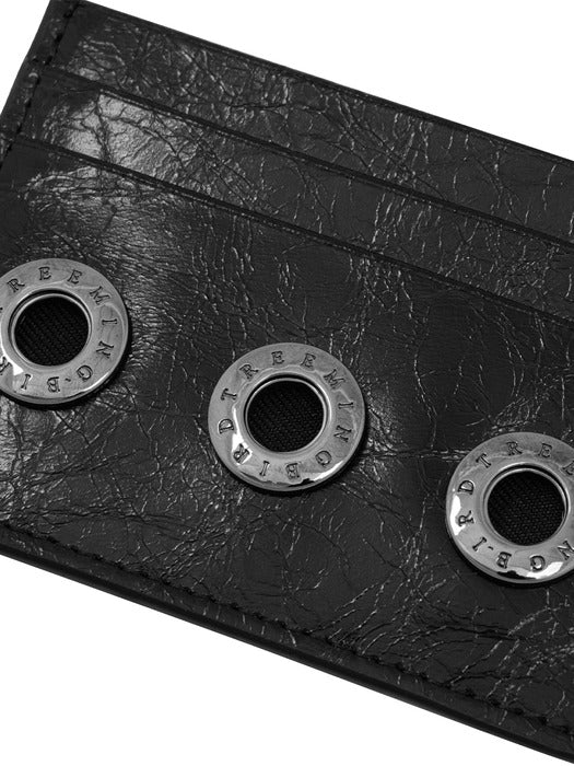 Wconcept_Treemingbird 3-Eyelet Card Wallet [ Black ]