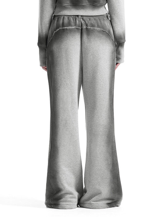 Wconcept_Treemingbird Brushed Detail Set-Up Sweat Pants [ Melange Gray ]