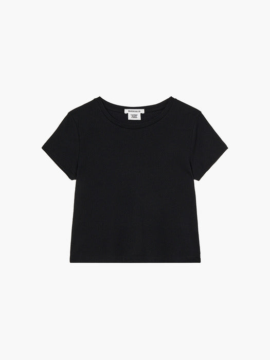 Margesherwood Washed Half T-Shirt black