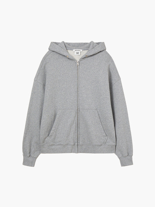 Margesherwood Basic Hood Jersey Jumper grey