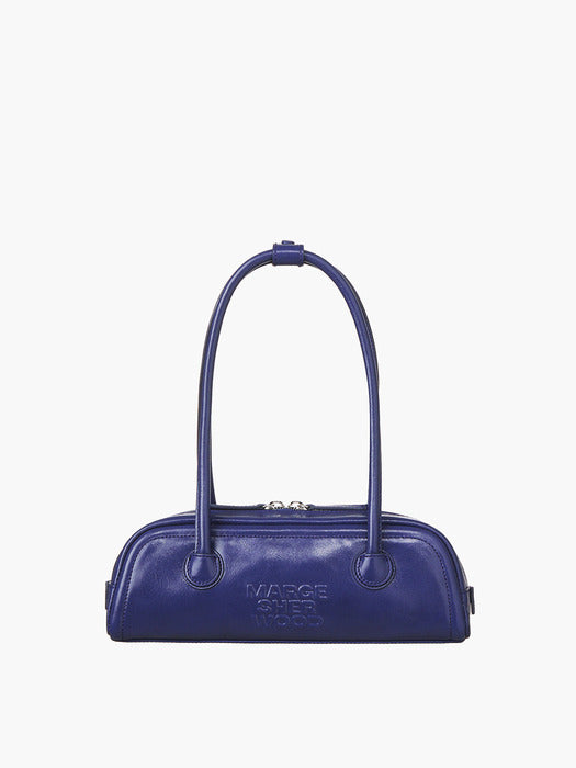 Margesherwood Soft Boston EW Mini royal blue glossy plain