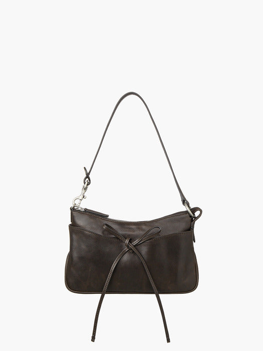 Margesherwood Ribbon Pochette sepia pull-up