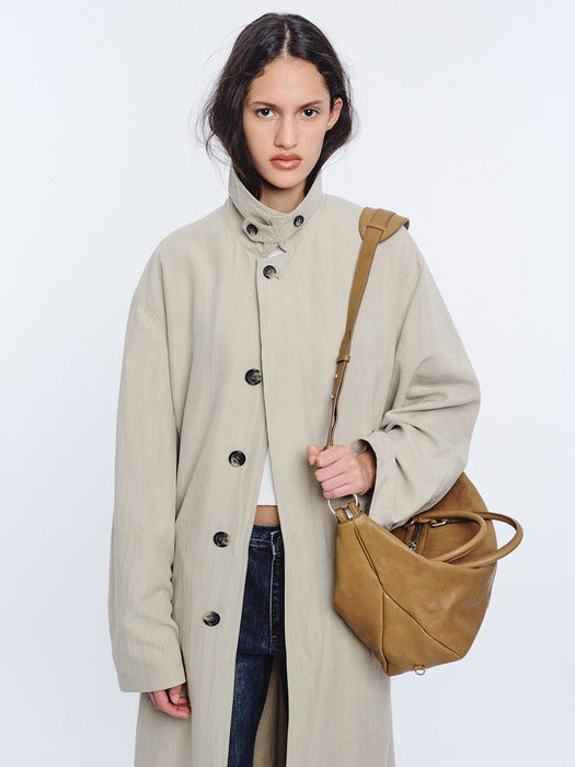 Margesherwood Dumpling Tote vintage camel washed nappa