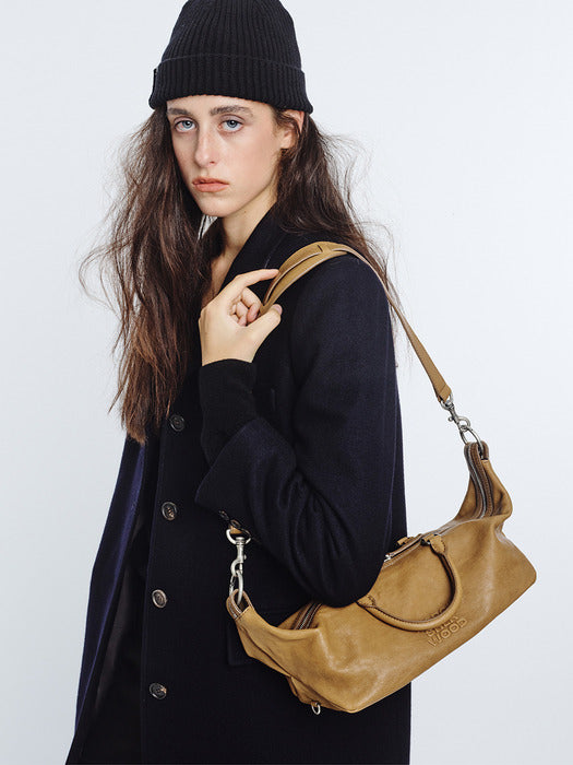 Margesherwood Dumpling EW Tote vintage camel washed nappa