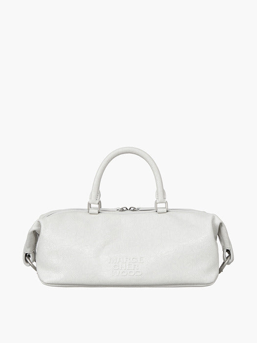 Margesherwood Dumpling EW Tote off white cracked