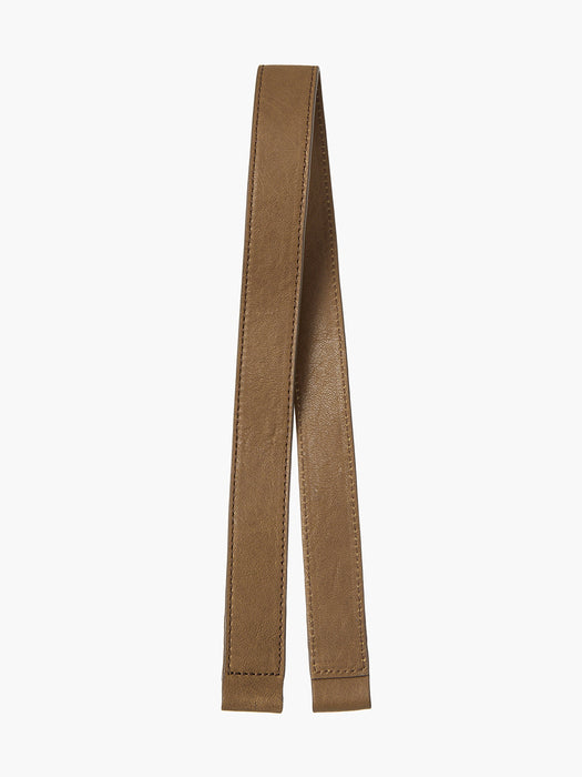 Margesherwood Dumpling Stud vintage camel washed nappa