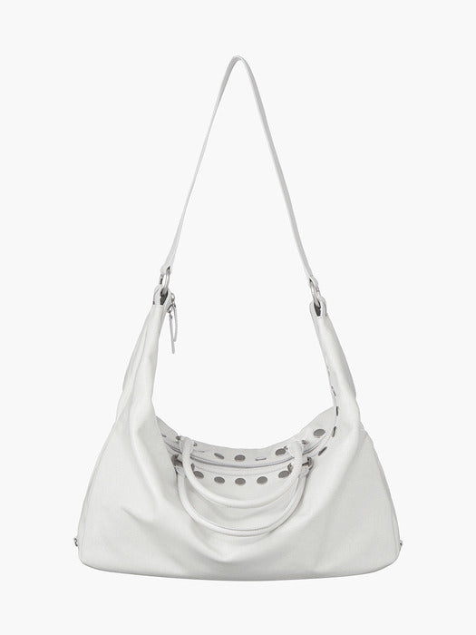 Margesherwood Dumpling Stud off white cracked