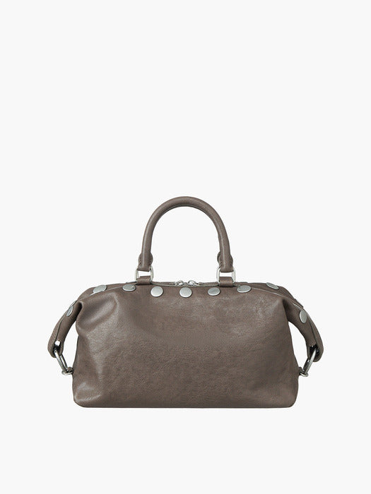 Margesherwood Dumpling Stud Mini taupe washed nappa