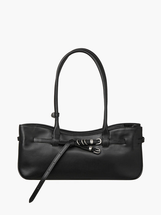 Margesherwood Grandma Used Shoulder Bag black plain