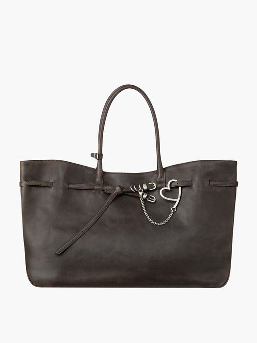 Margesherwood Grandma Used Bag XL sepia pull-up