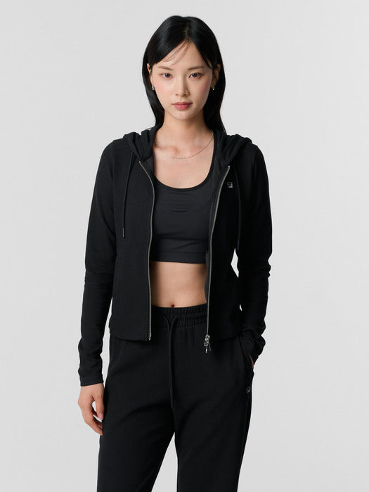 Fila Essential Ribbed Hoodie Zip-up