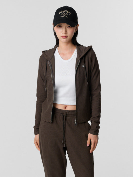 Fila Essential Ribbed Hoodie Zip-up 234