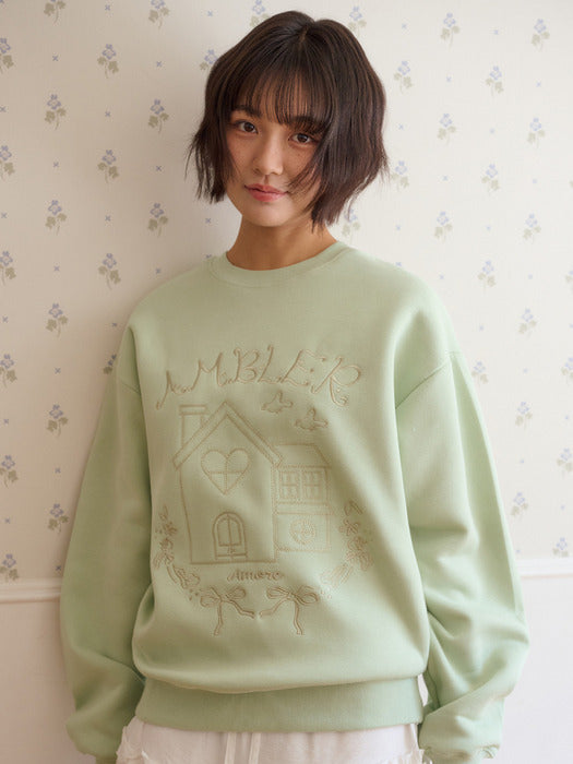 Ambler Garden House Sweatshirts (Light Green)