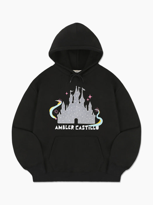 Ambler Magic Castle Applique Hoodie (Black)