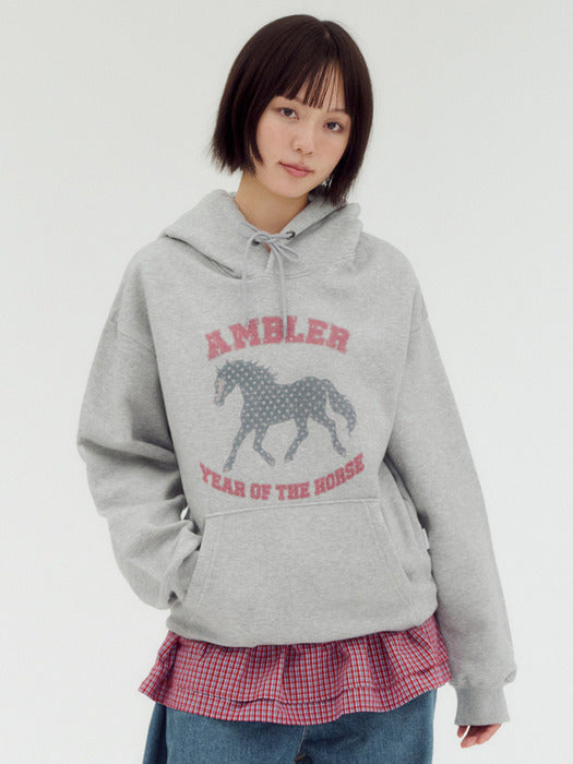 Ambler Vintage Horse Hoodie (Melange)