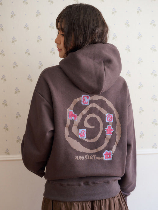 Ambler Finding a way Hoodie (Dark Brown)