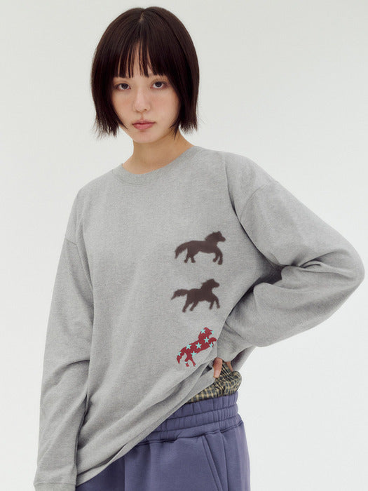 Ambler Red Horse Long-Sleeve (Melange)