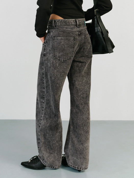 Instantfunk Big Pocket Loose Fit Denim - Grey