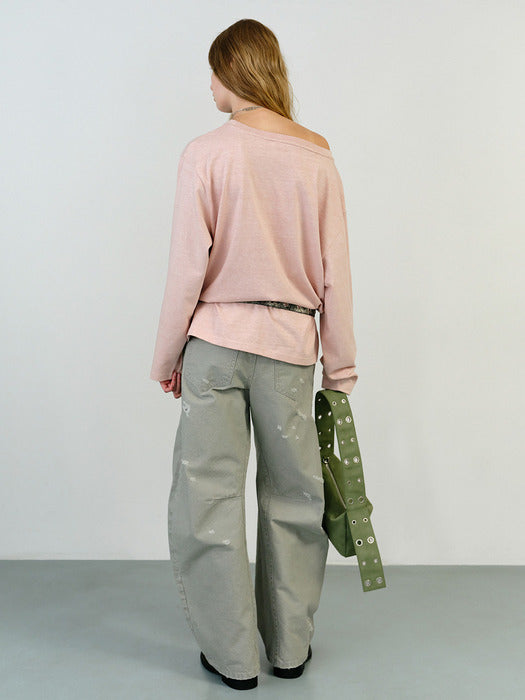 Instantfunk Oversized Heart Graphic Tee - Pink