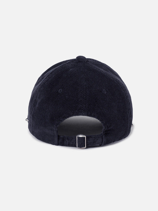 Instantfunk Peak Corduroy Ball Cap - Navy