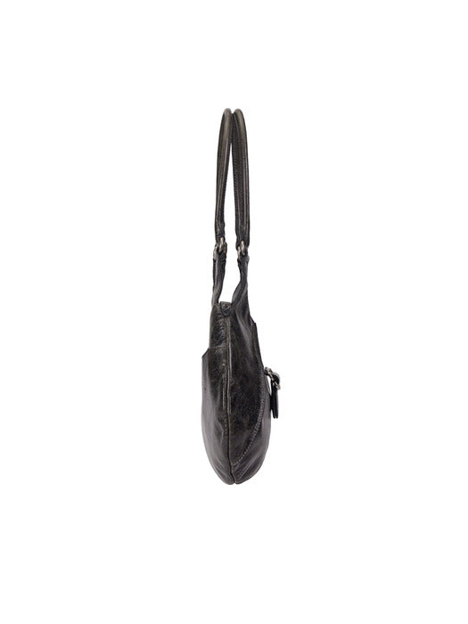 Vunque [NewNewPICK] Halfmoon Vintage Hobo Bag M Khaki Grey
