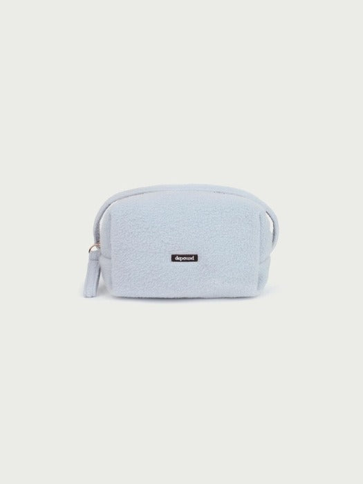 Depound fleece square pouch - light blue (L)