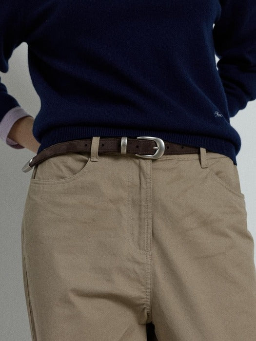 Depound western belt (20mm) - dark brown
