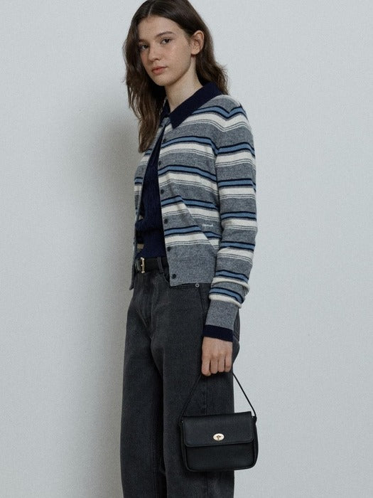 Depound petit maron bag (leather) - black