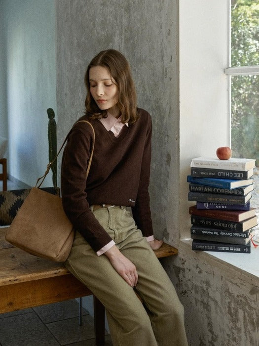 Depound moody bag (suede) - camel